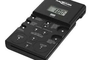 15% korting: Ansmann Energy Check LCD batterijtester – test in 2–3 seconden
