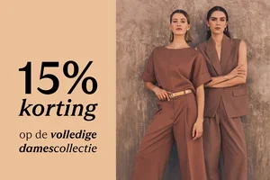 Profiteer nu: 15% korting op alles voor dames