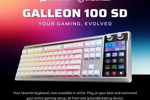 ⬜ Galleon 100 SD Stream Deck Keyboard, Now Available in White