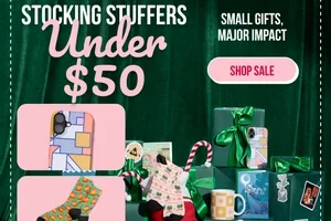 Up to 50% off Stocking Stuffers: Phone Cases, Mugs, Socks