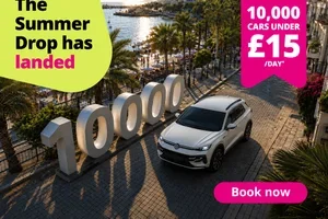 10,000 cars under £15 per day ☀️