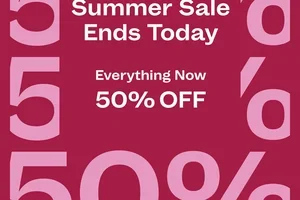 Final hours. Our Summer Sale ends at midnight