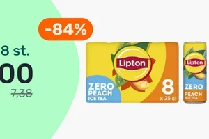 8 blikjes Lipton Zero 🍑 - €1