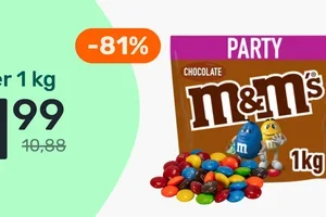 🎉 M&M's 1 kg voor €1,99