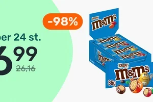 24 x M&M's Crispy voor maar €6,99