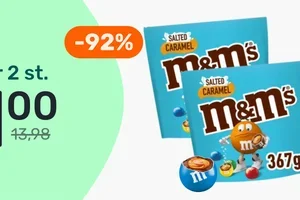 2x M&M's Salted Caramel 367g: €1