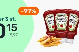 3x Heinz Tomatenketchup €0,15 🍅