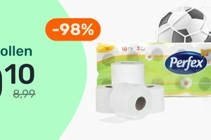 Scoor 10 rollen Perfex voor maar €0,10 🧻