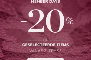 Members krijgen 20% korting op ALLES ✨