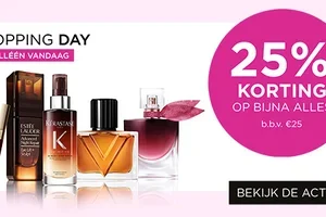 SHOPPING DAY! 25% korting op bijna alles vanaf €25.