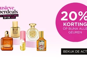 ✨ 20% korting op bijna alle geuren