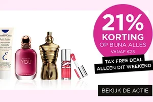 21% korting op bijna alles vanaf €25