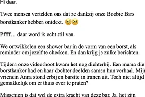 Twee berichten waarvan ik tranen in m’n ogen kreeg.