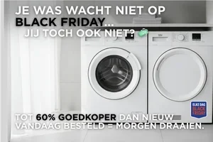 Wasmachine nodig? Bij Welhof is het altijd Black Friday!