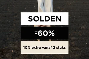 Dubbel zoveel stijl: -10% extra* korting op solden