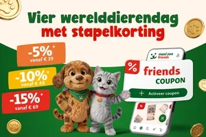Laatste kans: stapelkorting voor Werelddierendag! ❤️