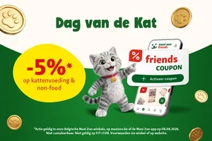 Miauw! 5% korting voor Friends 🐱