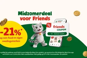 Midzomerdeal laatste kans: 21% korting voor Friends 🌞