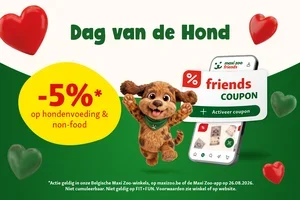 Woef! 5% korting voor Friends 🐱