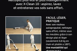 Black Friday Deal : -250€ sur le X-Clean 10 aspirateur laveur