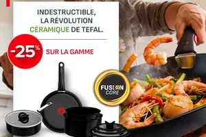 🍳 -25% sur Fusion Core – poêles en céramique de Tefal