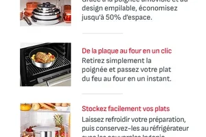 Solde -100€ | Set de 13 pièces Tefal Ingenio en inox à 99€!