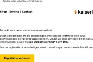 Welkom bij kaiserkraft! Leuk dat u erbij bent.