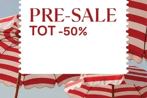 Mis het niet: tot -50% in onze pre-sale!