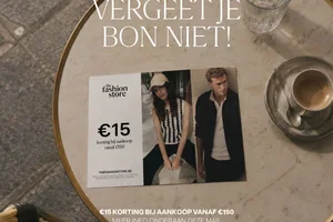 Laatste dagen voor je €15 kortingsbon!