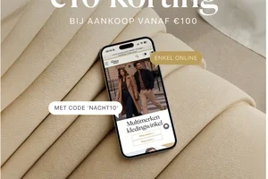 ⏰ Tot morgenvroeg: €10 korting op alles, alleen online!