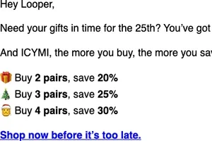 Before it’s too late ⏰