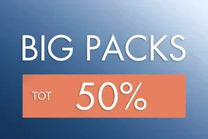 BIG PACKS tot 50% korting