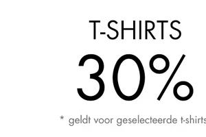 T-shirts 30% korting 🙌 | Vul je garderobe aan voor het najaar en elke dag!