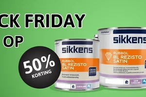 Black Friday actie: 50% korting op Sikkens Rezisto Satin! 🎉