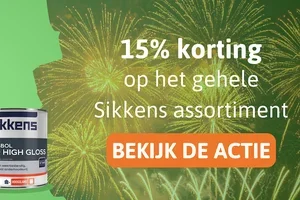 Profiteer van 15% korting op het hele Sikkens assortiment! 🎉