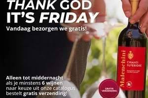 😎 GRATIS VERZENDING: Thank God it's Friday!
