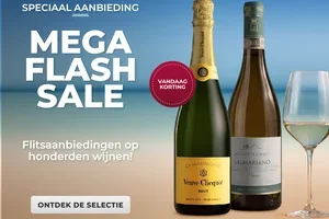 💥 MEGA FLASH SALE: Flash-aanbiedingen op honderden wijnen