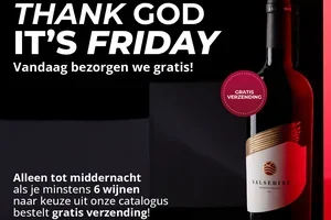 GRATIS VERZENDING: 🚀 Begin het weekend met Primitivo en heel ons assortiment! 🍷