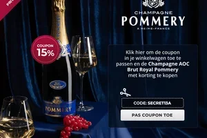 📦 POMMERY: bespaar 15% met deze privéverkoop