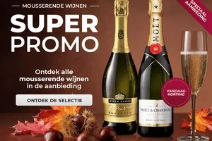 ✨ SUPERPROMO: ontdek vandaag nog al onze mousserende wijnen in de aanbieding.