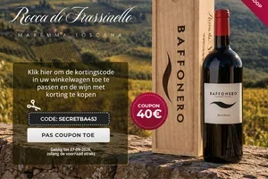 📦 PRIVÉVERKOOP: Maremma Toscane Baffonero Rocca di Frassinello