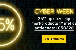 🚀 25% korting: Cyber Week-korting op eigen merkproducten