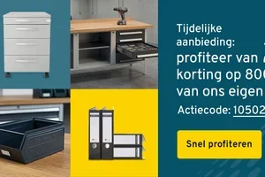 20% korting op meer dan 8000 artikelen van ons eigen merk