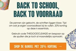 Back to school, back to voorraad!