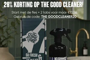 20% korting op de Good Cleaner 🧼