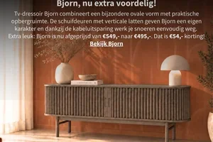 Dressoir Bjorn: opbergen in stijl 🤎