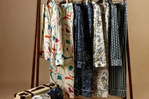 Silk Pajamas, Wrapped for Christmas