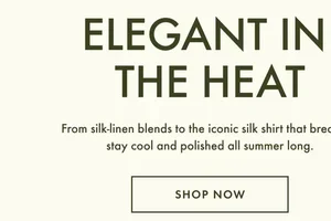 ☁️ Stay Cool, Look Polished – Silk that Breathes