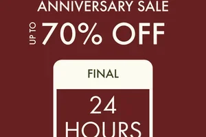 24 Hours Left: Our Anniversary Sale of the Year!