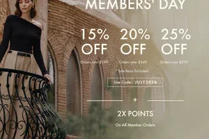 Members' Day: Up to 25% Off + 2X Points